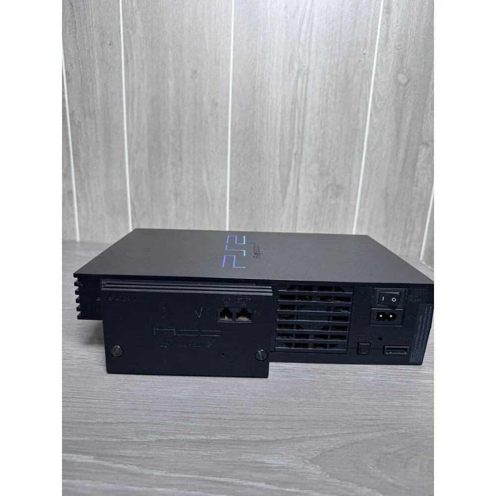 Sony PlayStation 2 PS2 Slim Console SCPH-39001 Black w/ Controller, Cables, 4